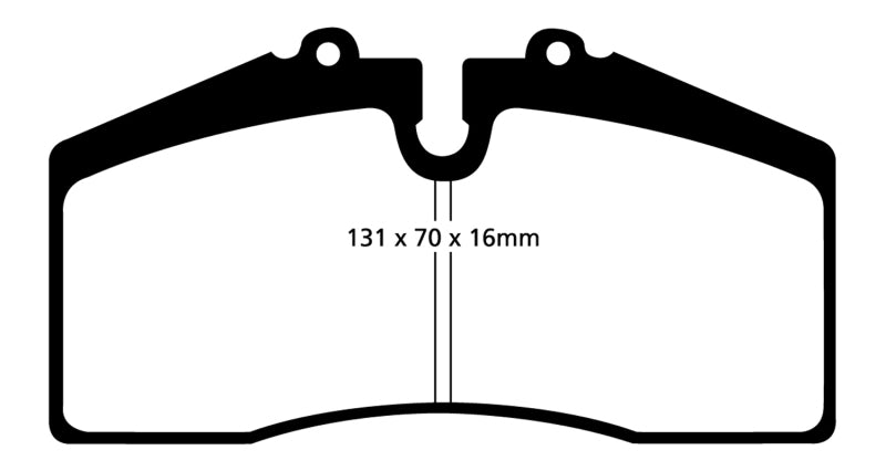 EBC 05+ Ford Saleen Mustang Brembo Calipers Bluestuff Front Brake Pads