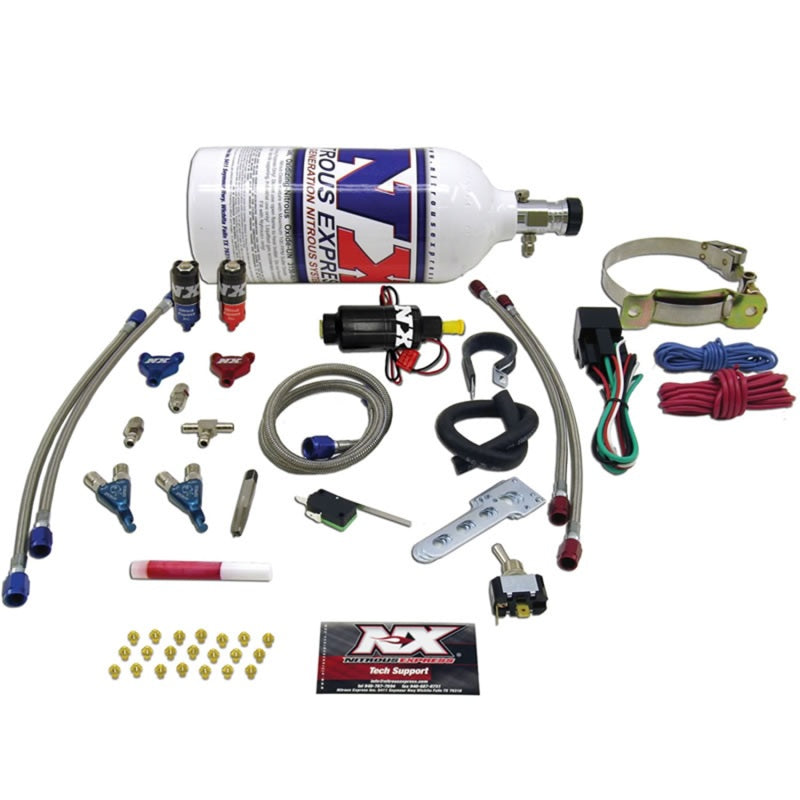 Nitrous Express 2 Cyl Piranha Nitrous Kit w/o Bottle