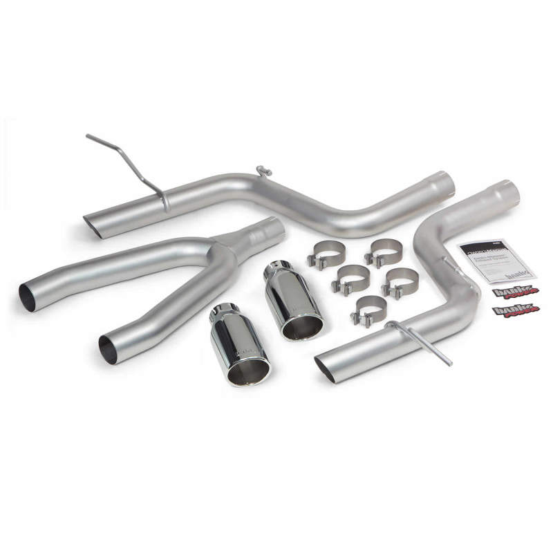 Banks Power 14 Jeep Grand Cherokee 3.0L Diesel Monster Exhaust Sys - SS Single Exhaust w/ Chrome Tip