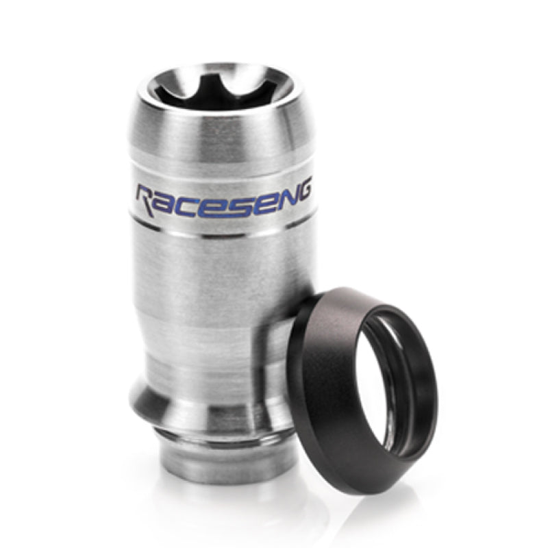 Raceseng TNR-1 Titanium Lug Nut (Single) - M14x1.5mm / Conical 60 Deg. Floating Seat - Brushed