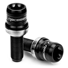 Load image into Gallery viewer, Raceseng TLR-1 Titanium Lug Bolt Set - M14x1.5mm / R13 Floating Seat - Brushed Black