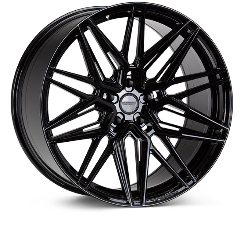 Vossen HF-7 22x9 / 5x114.3 / ET32 / Flat Face / 73.1 - Gloss Black