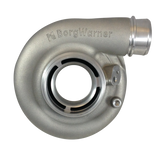 BorgWarner Compressor Cover 72mm SX-E Style, V-Band/Hose Outlet