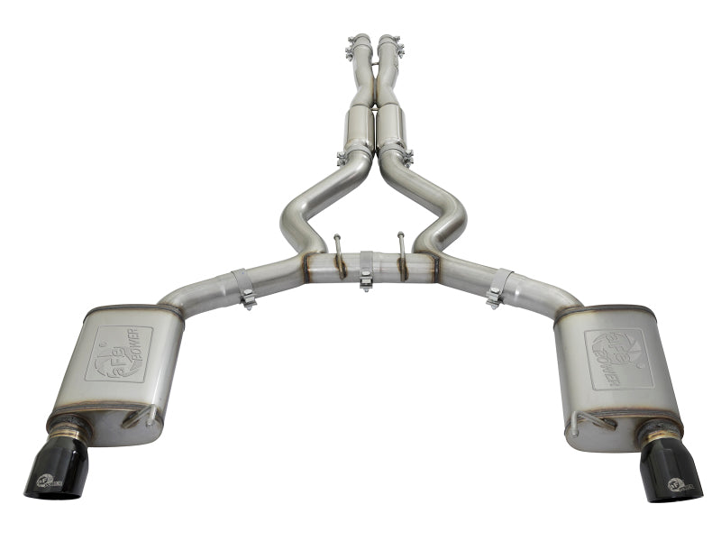 aFe 20-22 Audi RS6 Avant MACH Force-Xp Cat-Back Exhaust w/ Black Tip