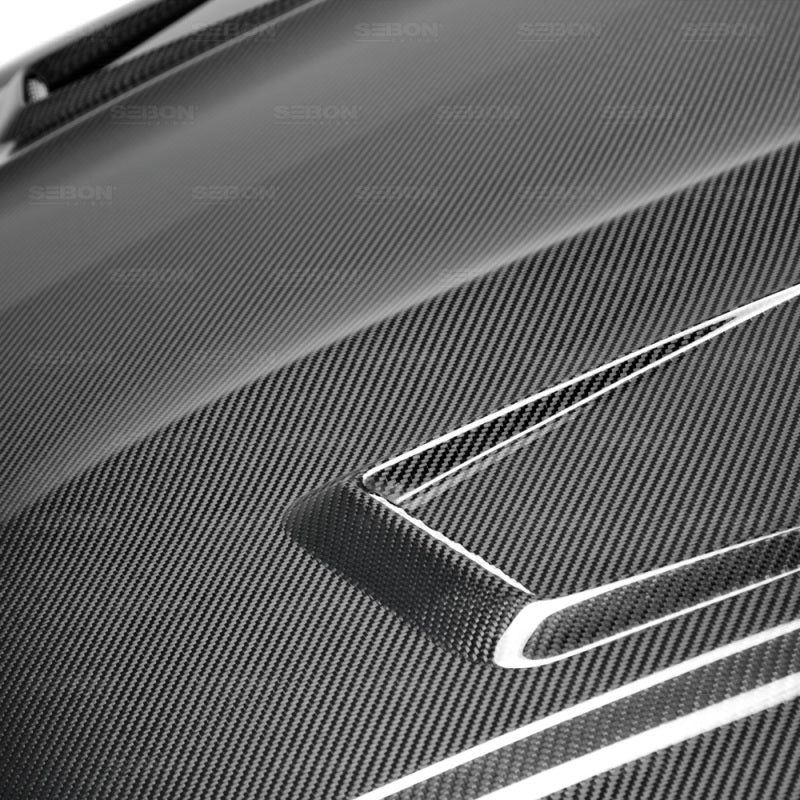 Seibon 12-14 Mercedes C-Class GT Style Carbon Fiber Hood