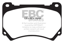 Load image into Gallery viewer, EBC 11+ Hyundai Equus 4.6 Greenstuff Front Brake Pads