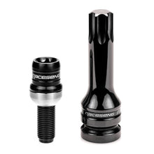 Load image into Gallery viewer, Raceseng TLR-1 Titanium Lug Bolt Set - M14x1.5mm / R14 Floating Seat - Brushed Black