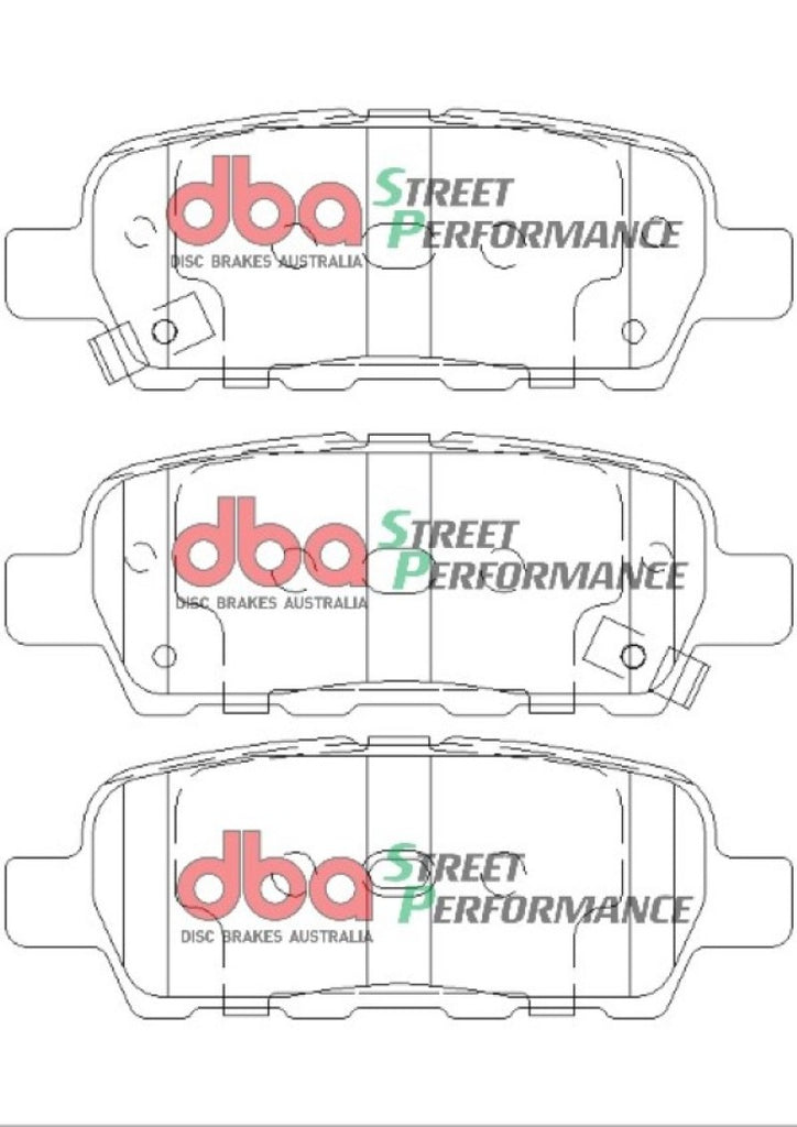 DBA 07-13 Nissan Sentra SP500 Rear Brake Pads