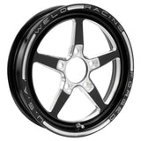 Weld Alumastar 1-Piece 15x3.5 / 5x4.75 BP / 1.75in. BS Black Wheel - Non-Beadlock