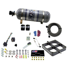 Load image into Gallery viewer, Nitrous Express Single Entry Crossbar 8500 Based Throttle Body Nitrous Kit w/12lb Composite Bottle