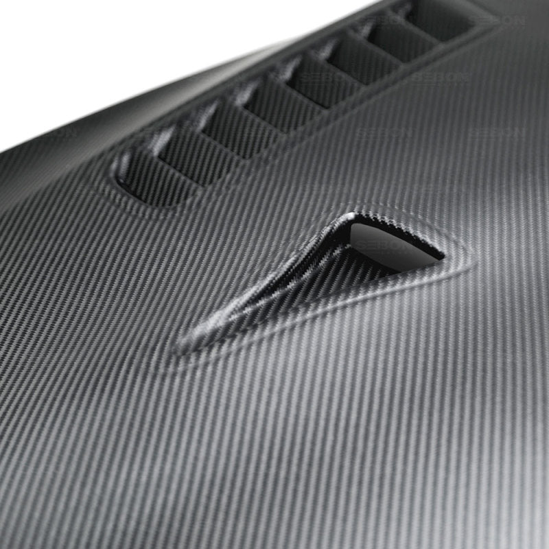 Seibon 09-15 Nissan Skyline R35 GT-R ES Style Dry Carbon Fiber Hood