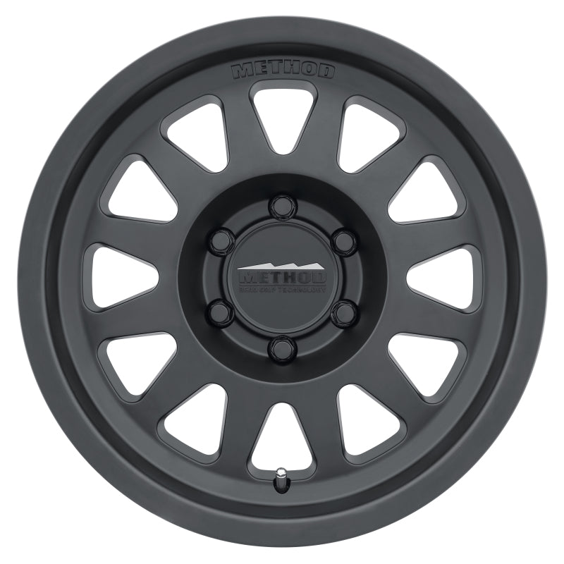 Method MR704 17x8.5 0mm Offset 8x180 130.81mm CB Matte Black Wheel