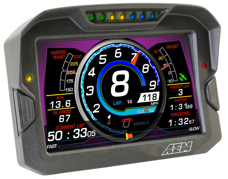 AEM CD-7 Logging Race Dash Carbon Fiber Digital Display (CAN Input Only)