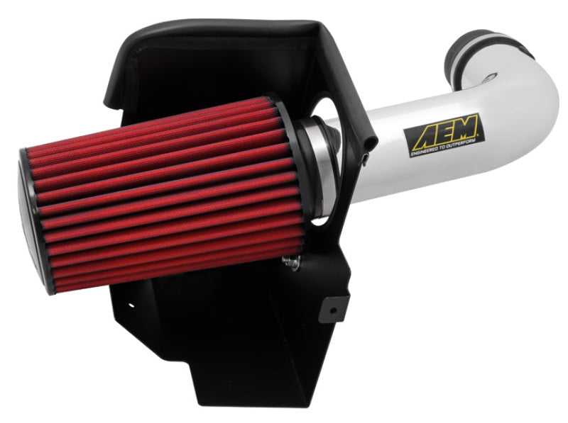 AEM 07-08 Jeep Wrangler 3.8L-V6 Polished Brute Force Air Intake